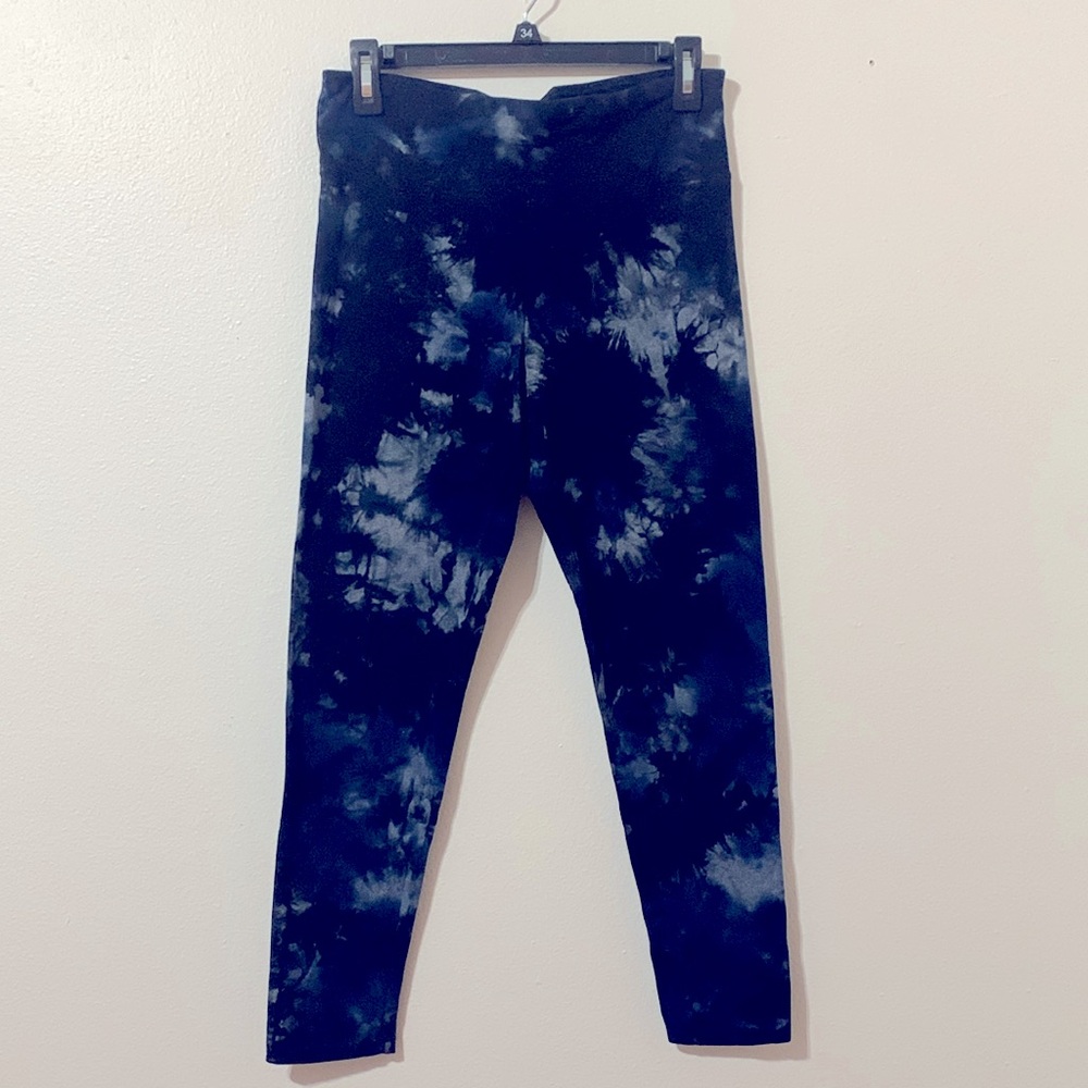 Calvin Klein Activewear Workout Pants Blue/Gray/Black Size M Used
